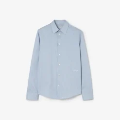 Slim Fit Striped Cotton Shirt