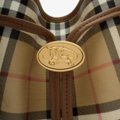 Small Check Bucket Bag