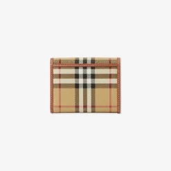 Small Check Folding Wallet