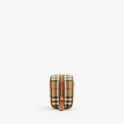 Small Check Travel Pouch