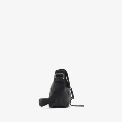 Small Embossed Check Buckled Messenger Bag​