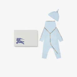Stretch Cotton Three-piece Baby Gift Set