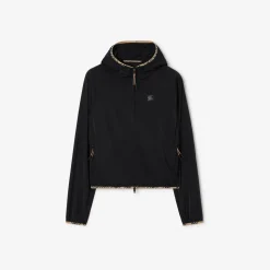 Stretch Nylon Hooded Jacket