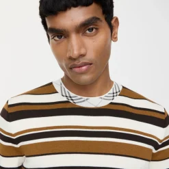 Striped Wool Blend T-shirt