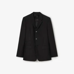 Striped Wool Mohair Tailored Jacket