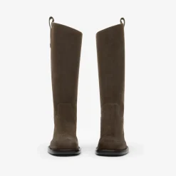 Suede Cavalier Boots