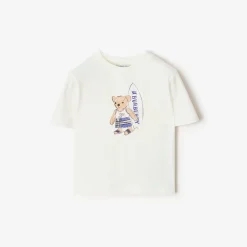 Surfer Bear Cotton T-shirt
