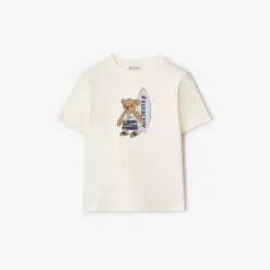 Surfer Bear Cotton T-shirt