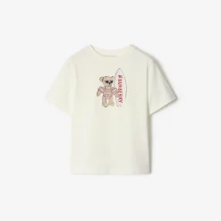 Surfer Bear Cotton T-shirt