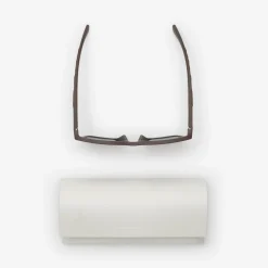 Textured Check Square Sunglasses