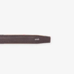 Thin Reversible Check Knight Stamp Belt​