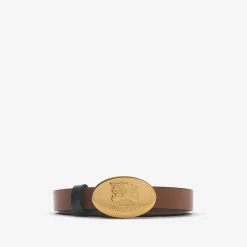Thin Reversible Leather Knight Stamp Belt​