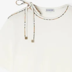 Tie-sleeve Cotton T-shirt