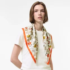 Trench Coat Silk Scarf