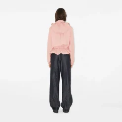 Tropical Gabardine Hooded Trench Jacket