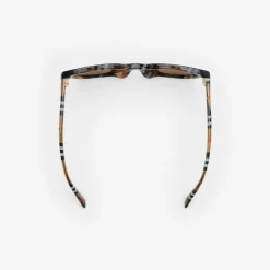 Tubular Check Round Sunglasses