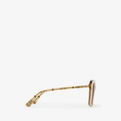 Tubular Check Square Sunglasses​