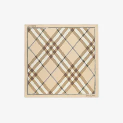 Watercolour Check Silk Scarf