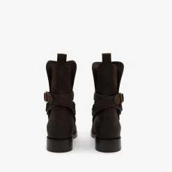 Waxed Suede Ledger Boots​​