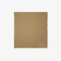 Wide Check Wool Silk Scarf