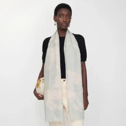 Wide Knight Wool Scarf