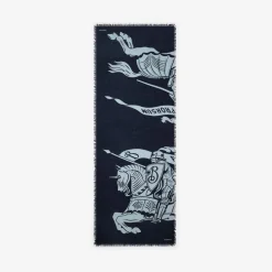 Wide Knight Wool Scarf