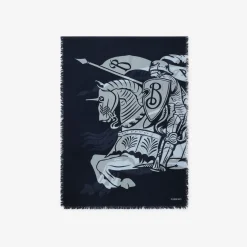 Wide Knight Wool Scarf