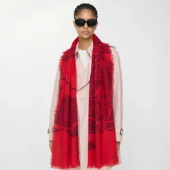 Wide Knight Wool Scarf