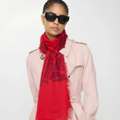 Wide Knight Wool Scarf