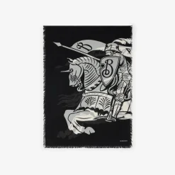 Wide Knight Wool Scarf