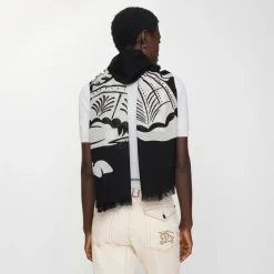 Wide Knight Wool Scarf