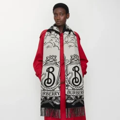 Wide Reversible Stormy Knight Scarf