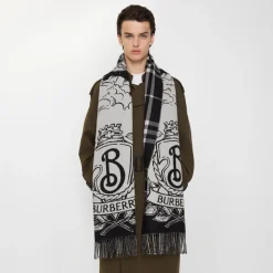 Wide Reversible Stormy Knight Scarf