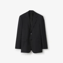 Wool Blend Tailored Jacket