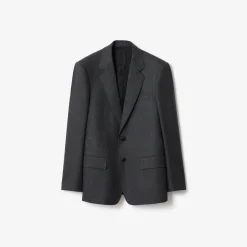 Wool Flannel Tailored Jacket