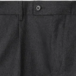 Wool Flannel Tailored Trousers