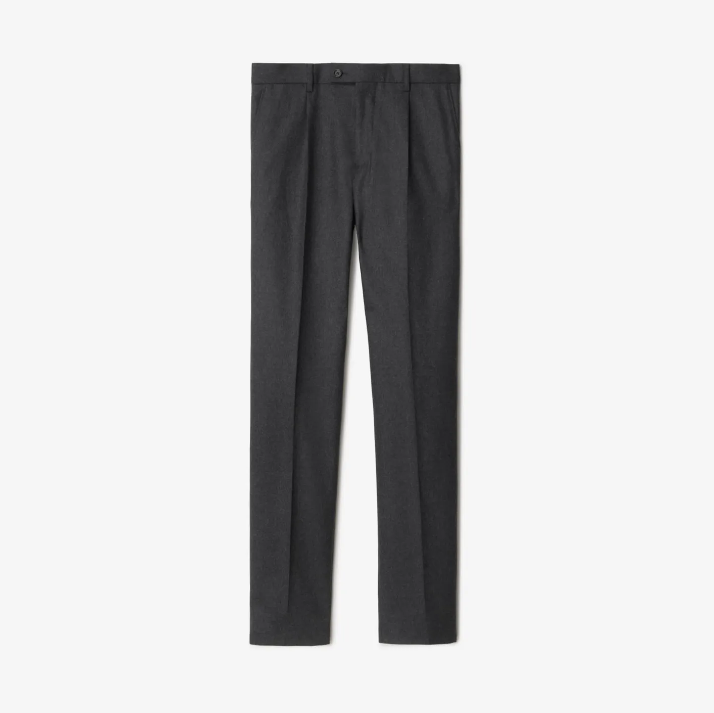 Wool Flannel Tailored Trousers