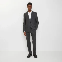 Wool Flannel Tailored Trousers