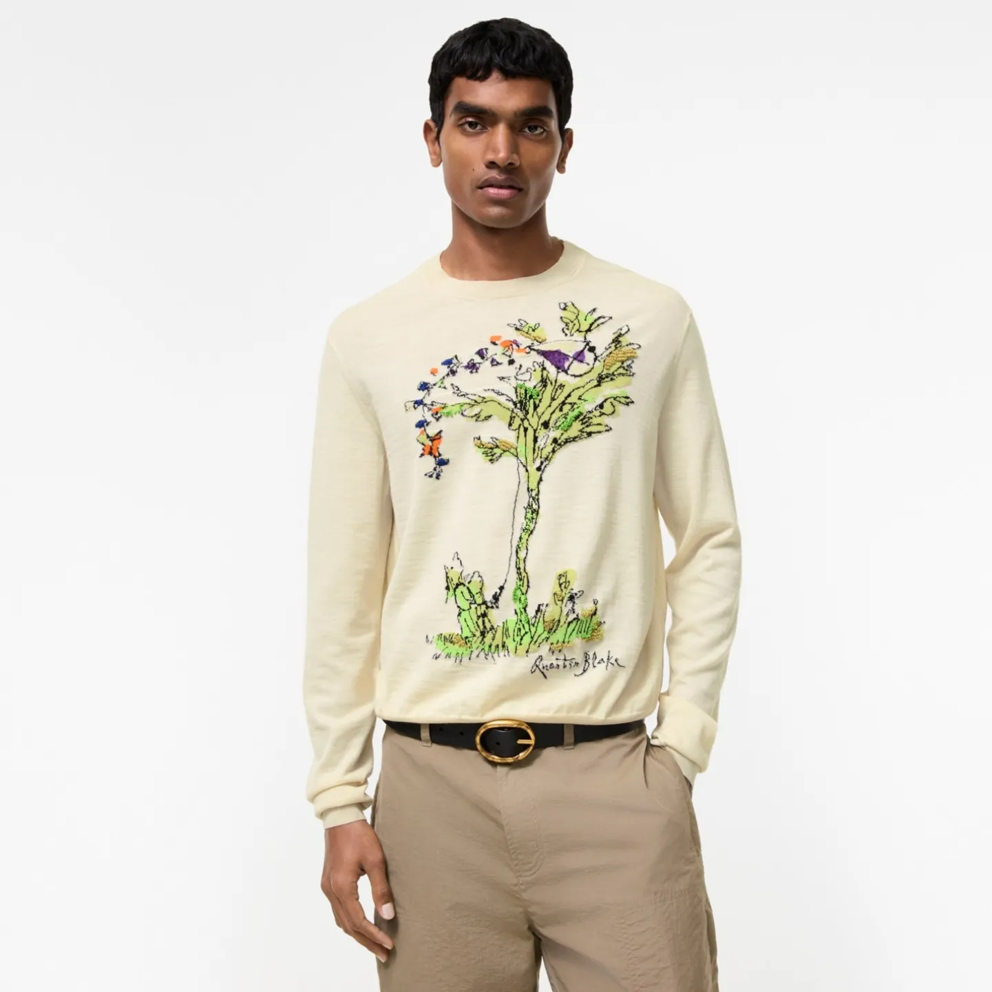 Wool Silk Brave Little Tree Sweater